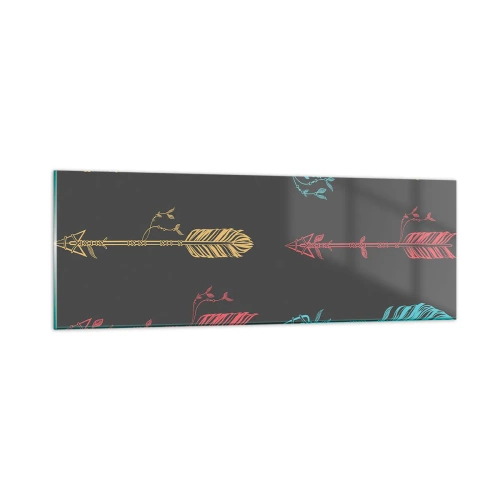 Quadro em vidro - Em ordem - 90x30 cm