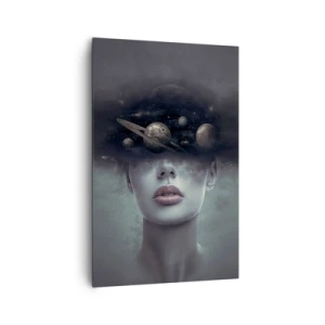 Quadro em tela - E os planetas estão a enlouquecer... - 80x120 cm