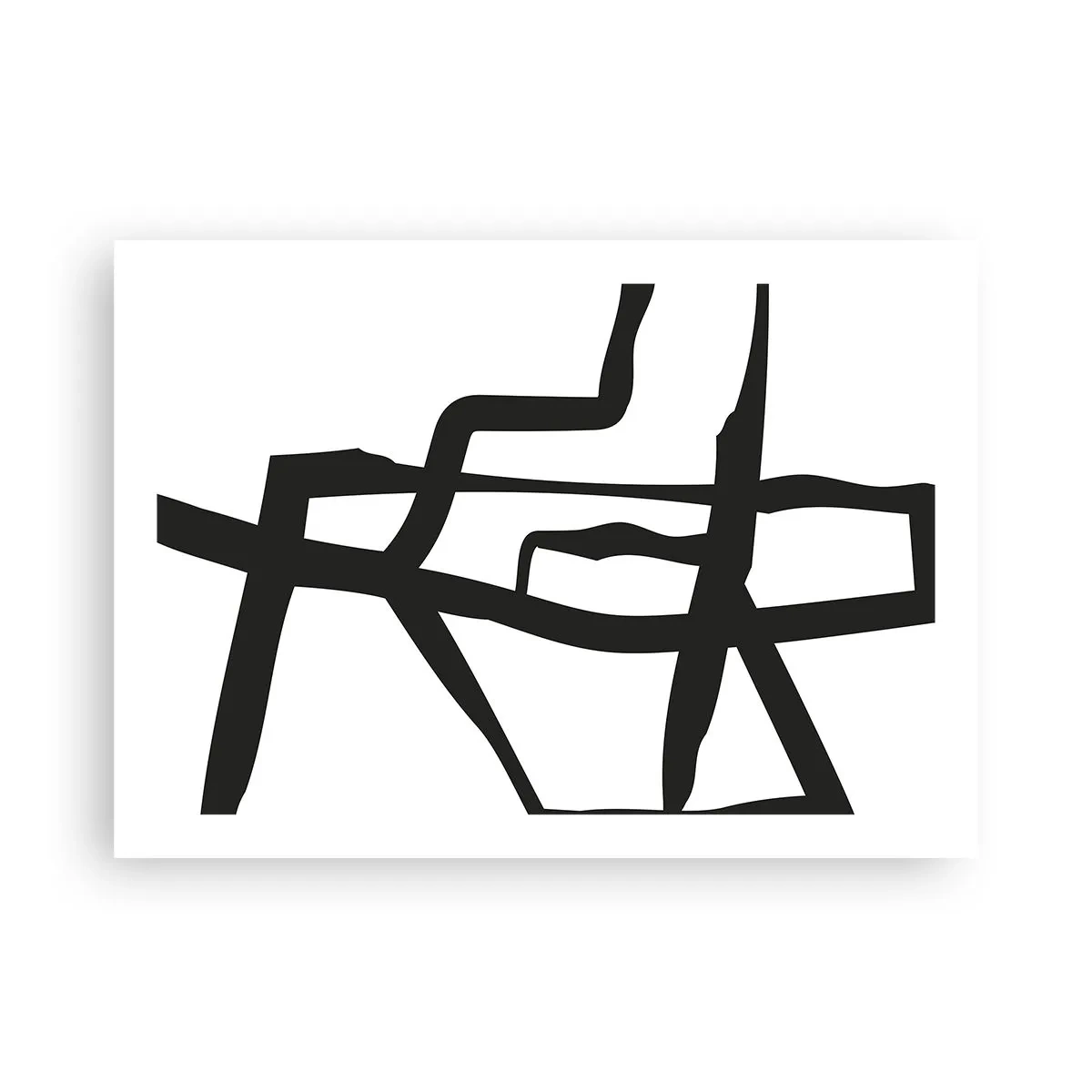 Pôster - Projeto preto e branco - 70x50 cm