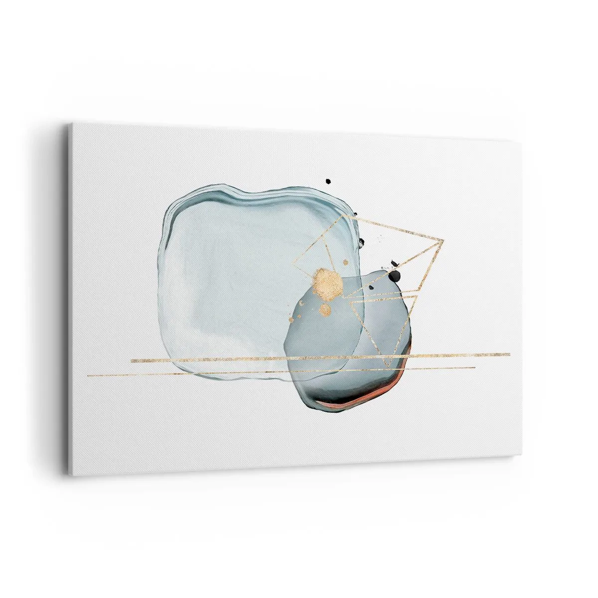 Quadro em tela - Um estudo sobre gotas - 120x80 cm