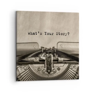 Quadro em tela - Conta-me - 70x70 cm