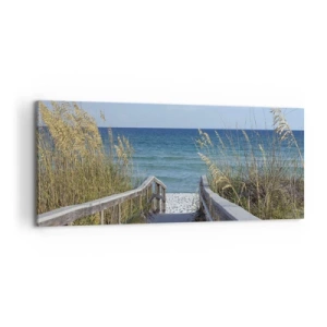 Quadro em tela - Ao sol, ao vento - 100x40 cm