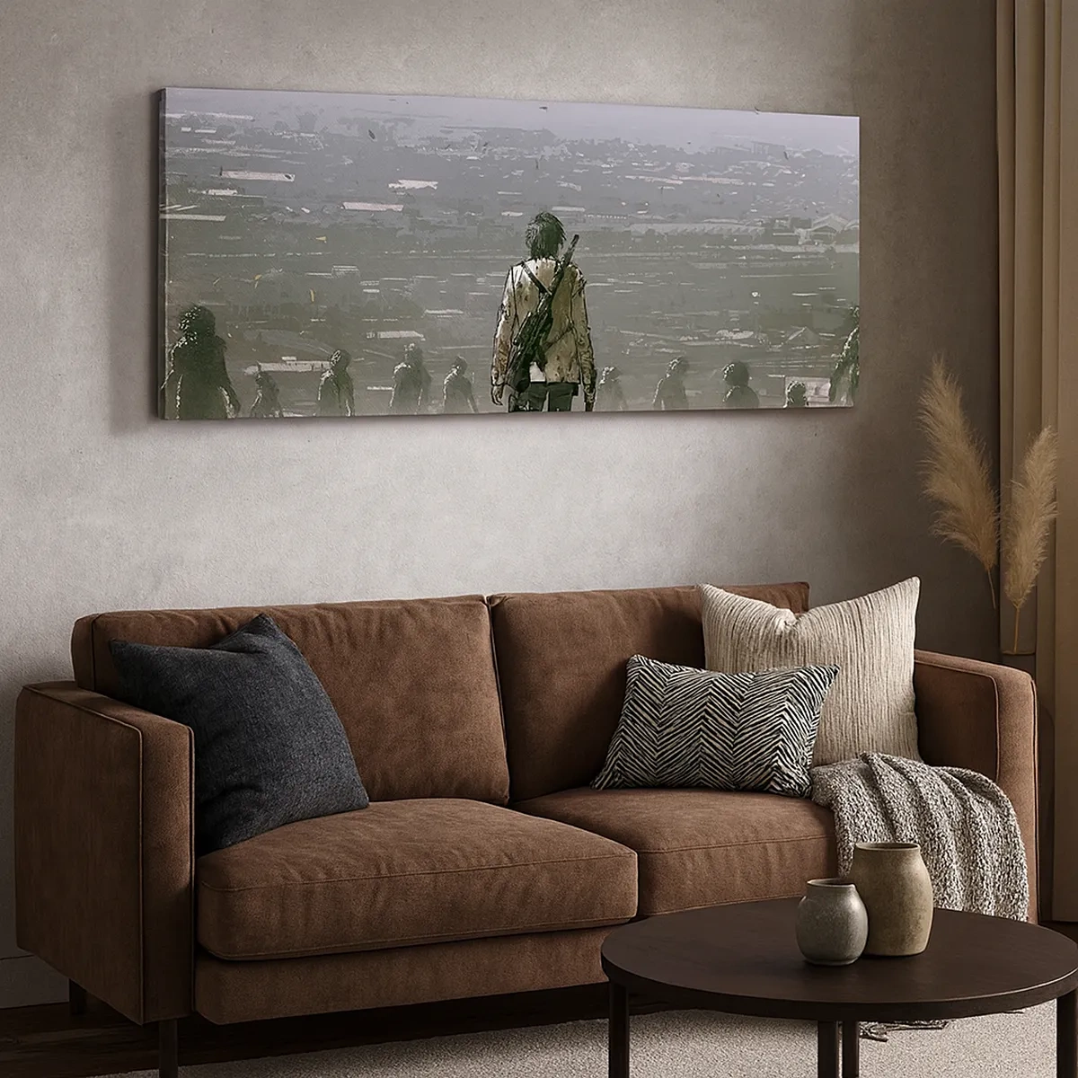 Quadro em tela - O último justo? - 30x30 cm