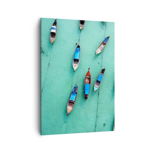 Quadro em tela - Na alegre expectativa - 50x70 cm