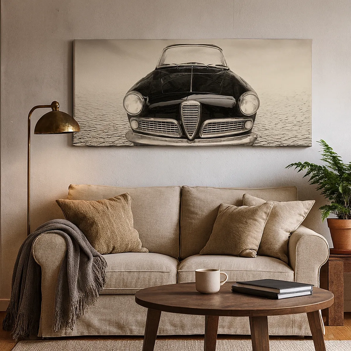 Quadro em tela - E como não me amar? - 30x30 cm