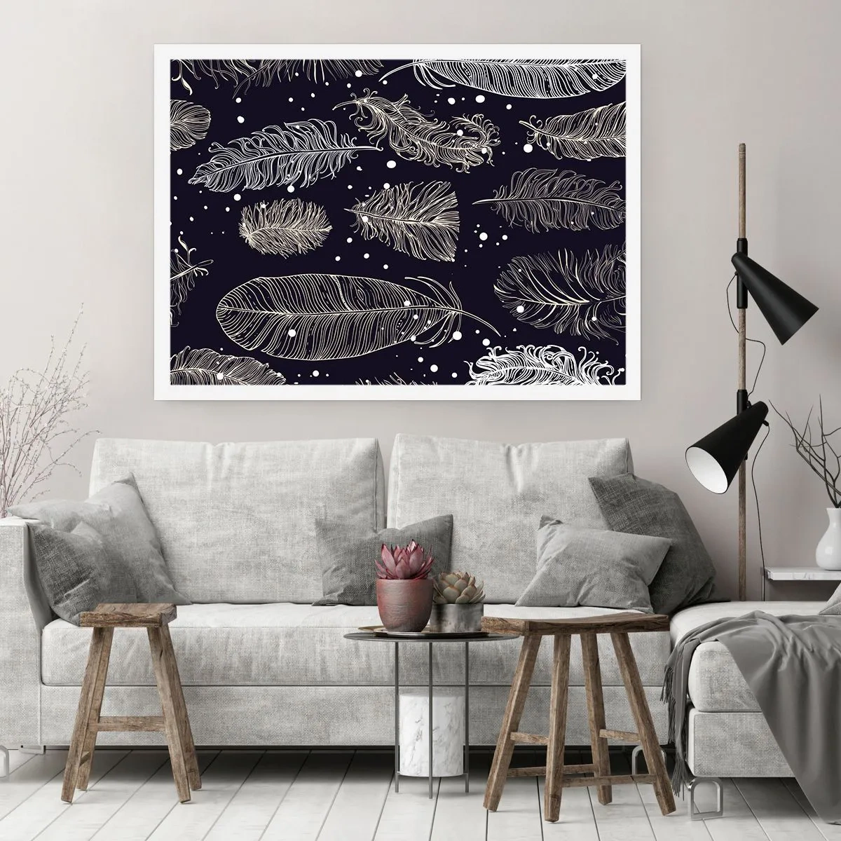 Pôster - Rendas de penas - 40x30 cm