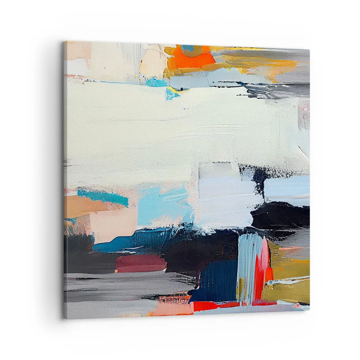 Quadro em tela - Há um método? - 50x50 cm