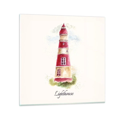 Quadro em vidro - Sempre há clima - 30x30 cm