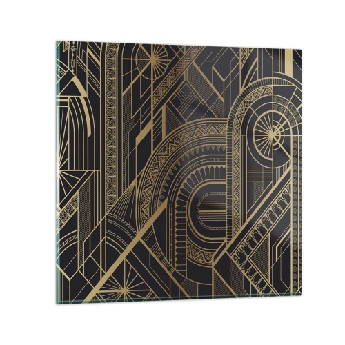 Quadro em vidro - Conceitos, ideias, planos - 50x50 cm