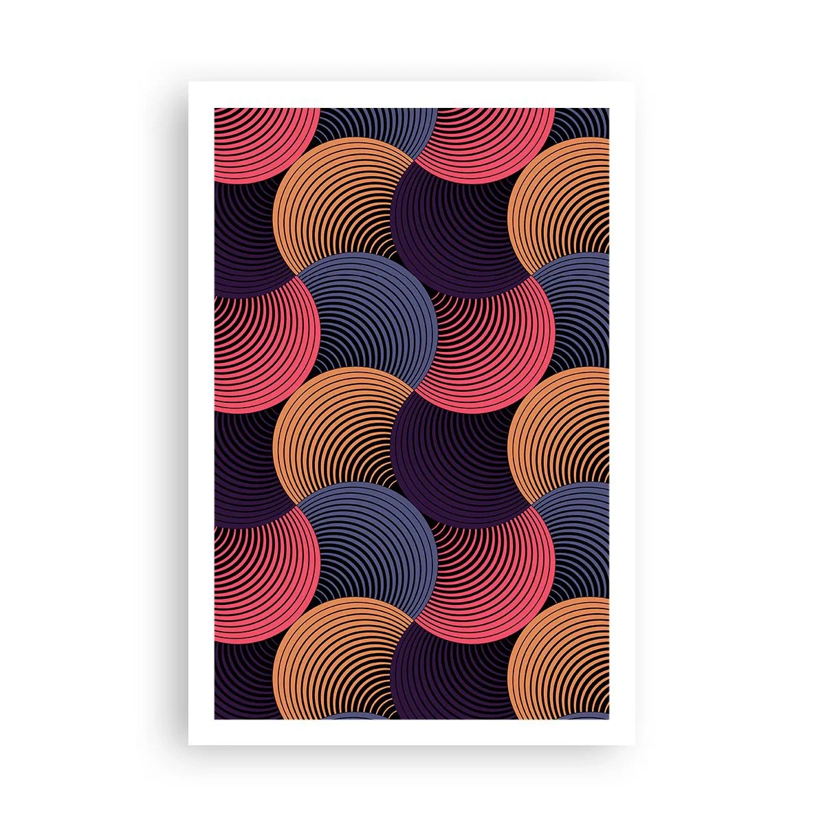 Pôster - Num ritmo circular - 61x91 cm