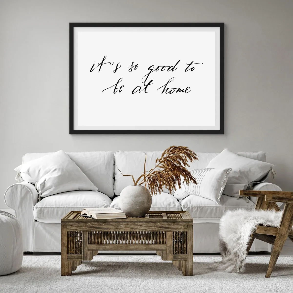 Pôster com moldura preta - Toda a verdade - 70x50 cm