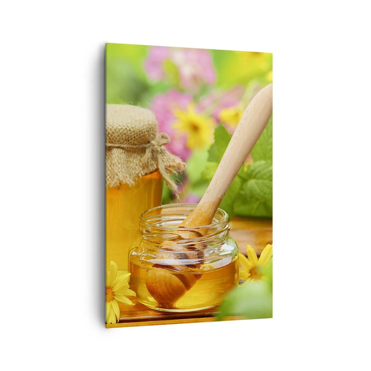 Quadro em tela - Doce e floral - 80x120 cm