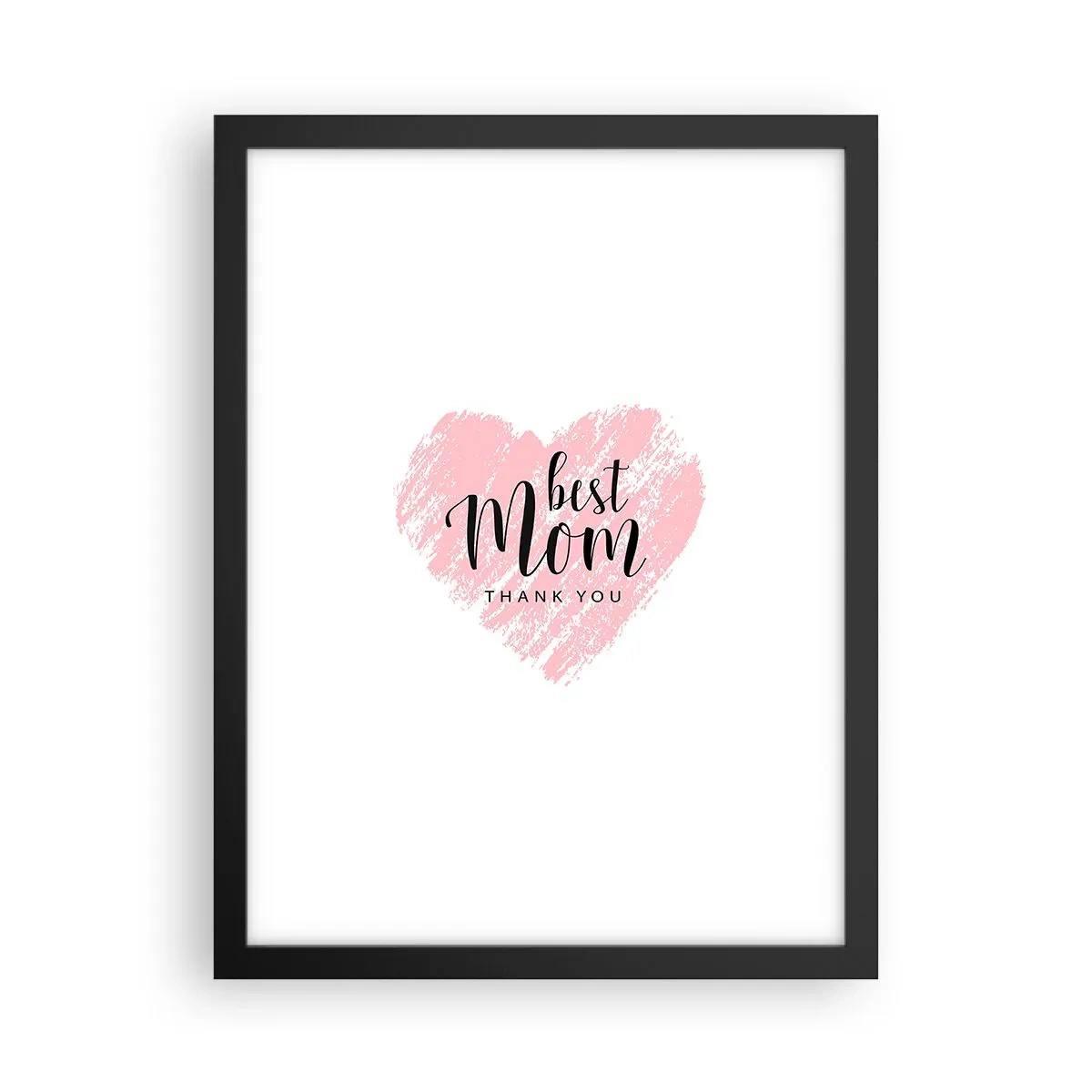 Pôster com moldura preta - Sempre o momento certo - 30x40 cm