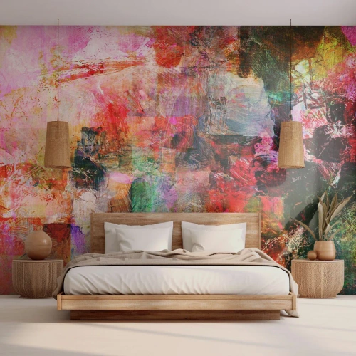 Papel de Parede Premium Sand - Viagem rosa - Abstração, Pedaço, Gráficos - 200x140 cm