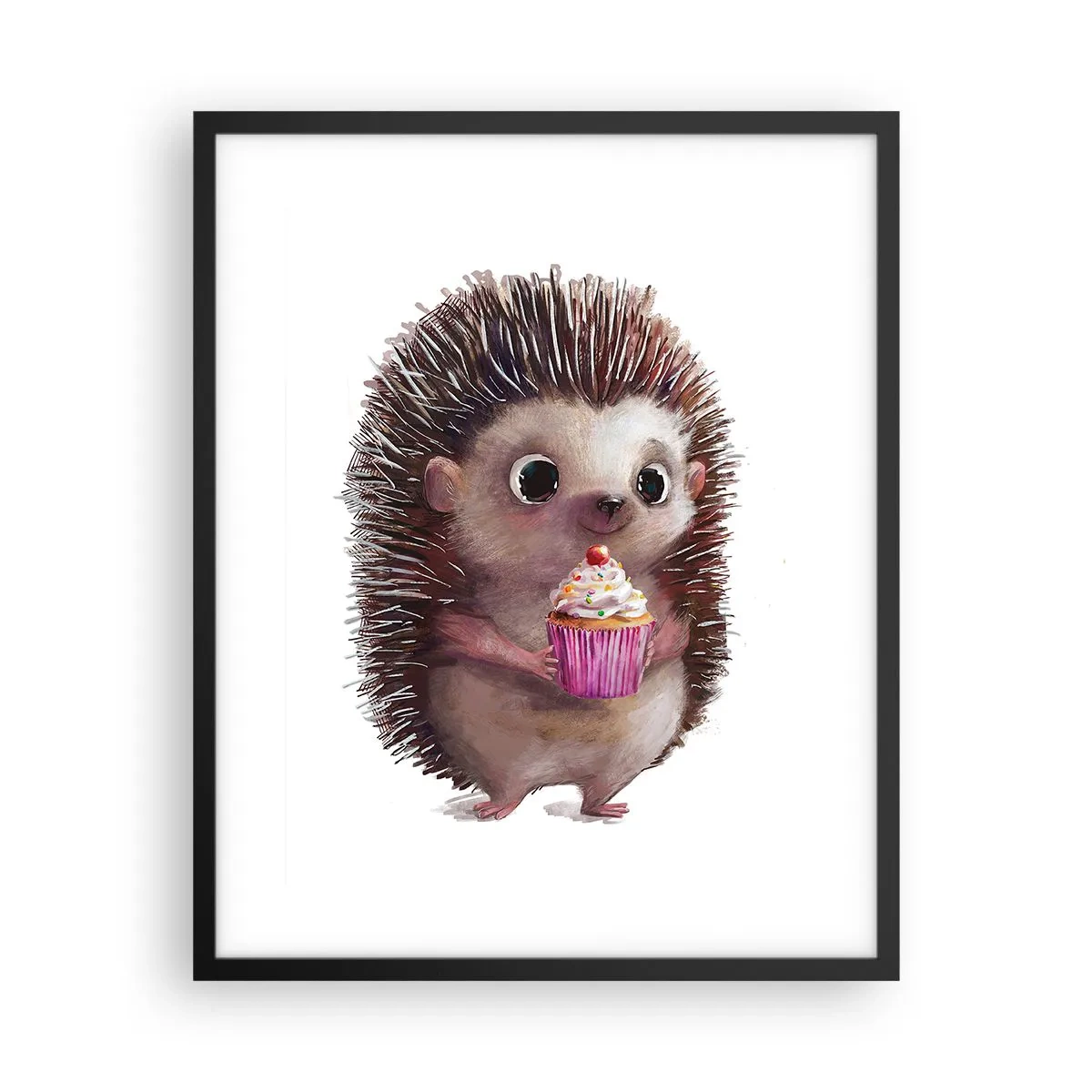 Pôster com moldura preta - A celebração é diária - 40x50 cm