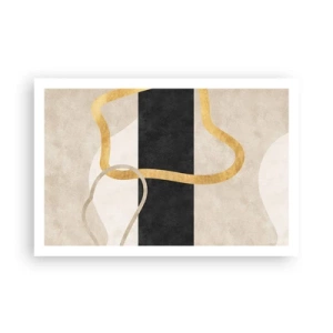 Pôster - Formas em loop - 91x61 cm