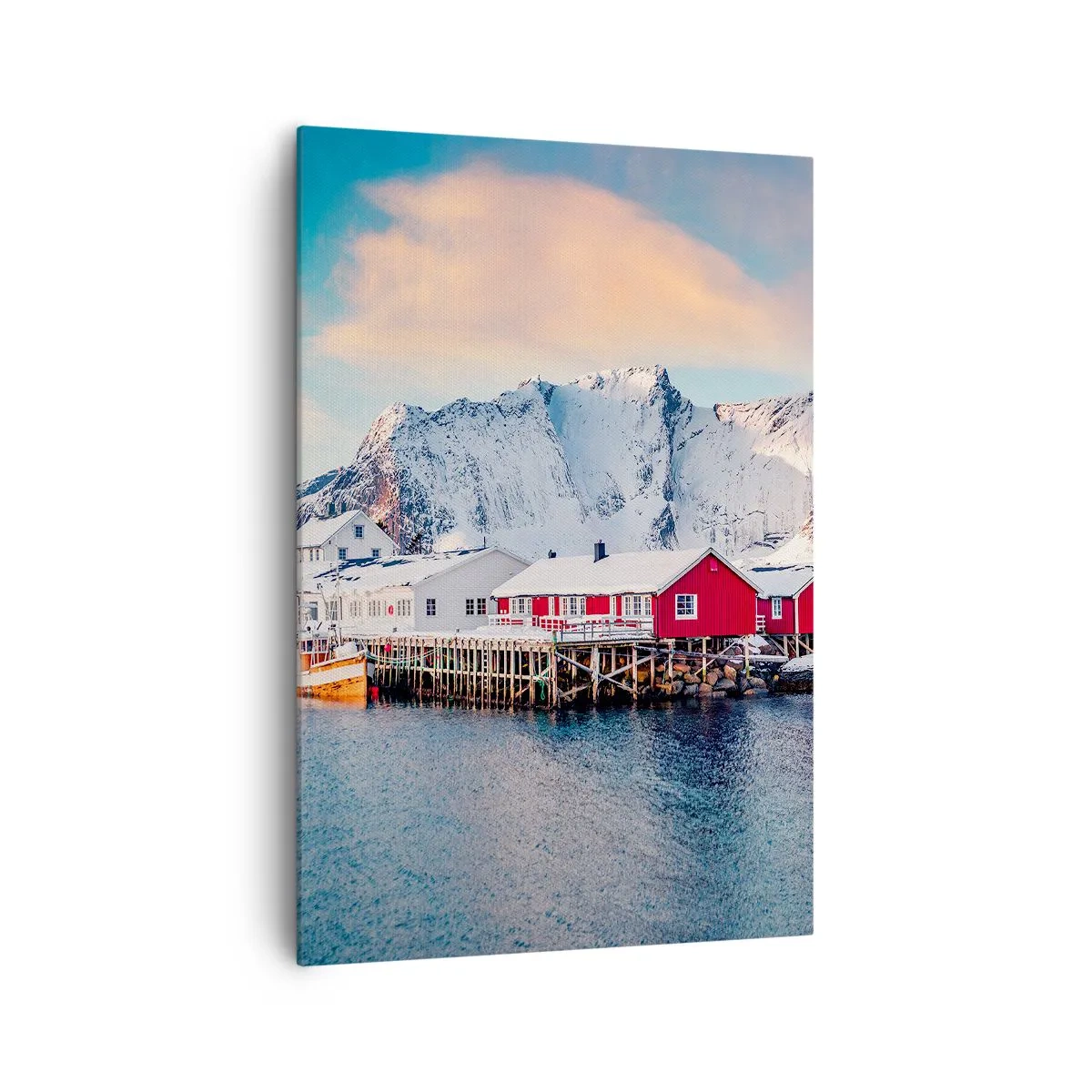 Quadro em tela - Refpugio do Norte - 70x100 cm