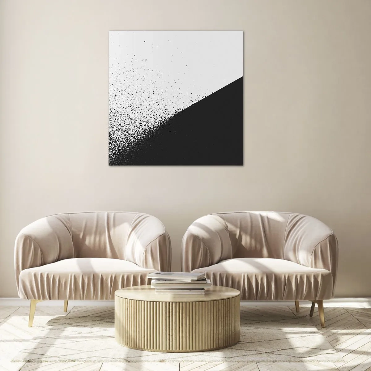 Quadro em vidro - Cada vez mais rápido, cada vez mais - 30x30 cm