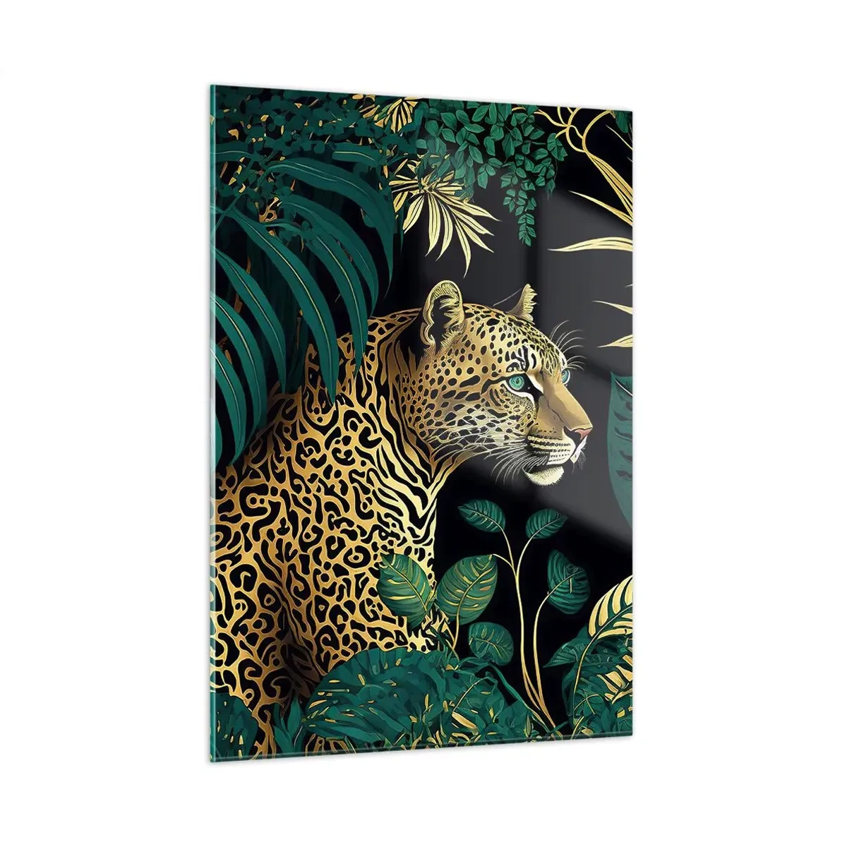 Quadro em vidro - Um anfitrião na selva - 50x70 cm