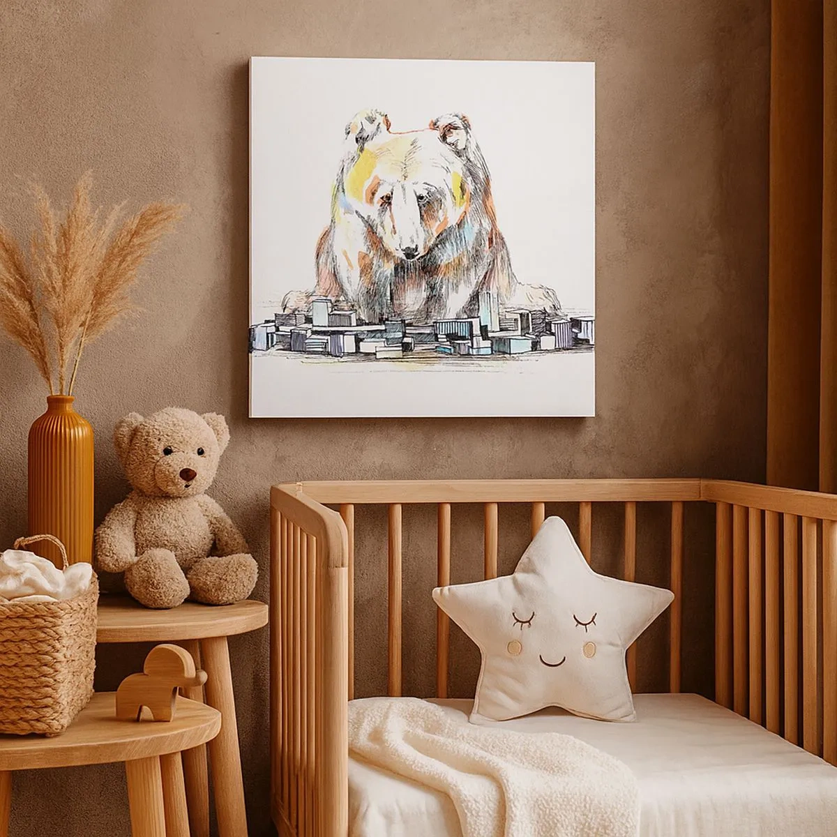 Quadro em tela - Como viver assim? - 30x30 cm