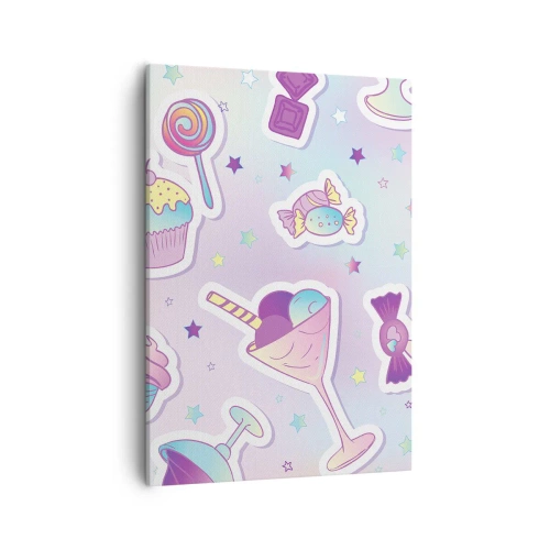 Quadro em tela - Tenha um aniversário todos os dias - 50x70 cm