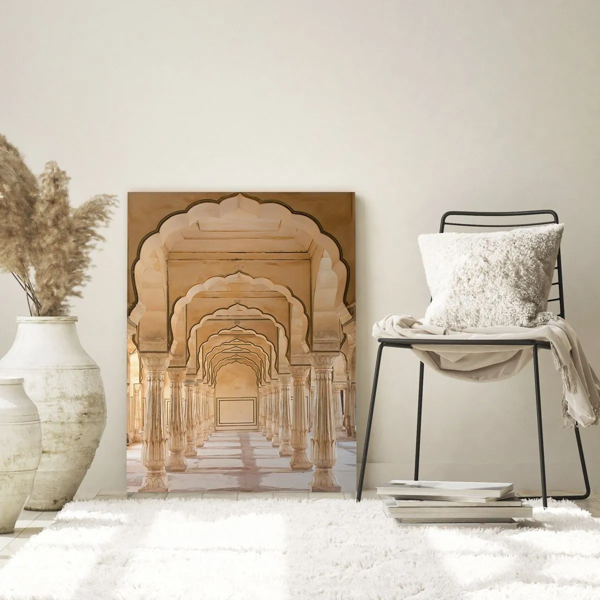 Quadro em vidro - No palácio do marajá - 50x70 cm