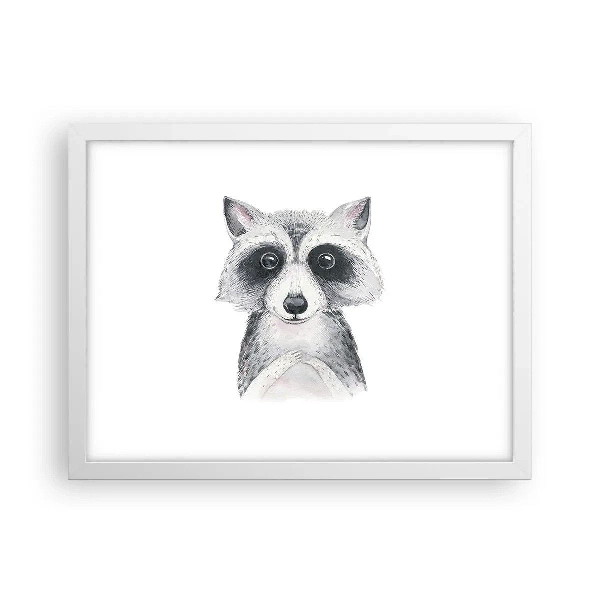 Pôster em moldura branca - Um momento de emoção - 40x30 cm