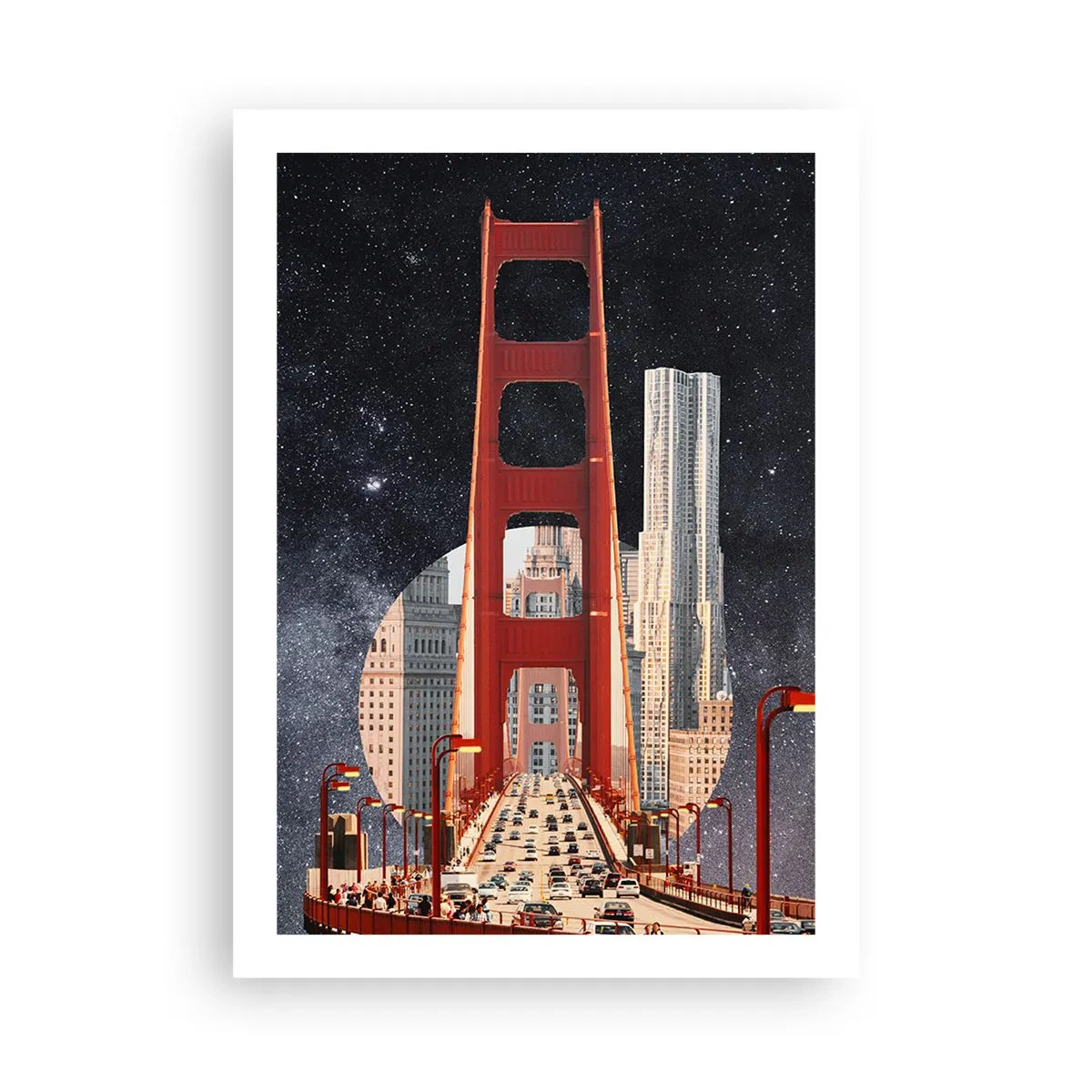 Pôster - Sempre no centro - 50x70 cm