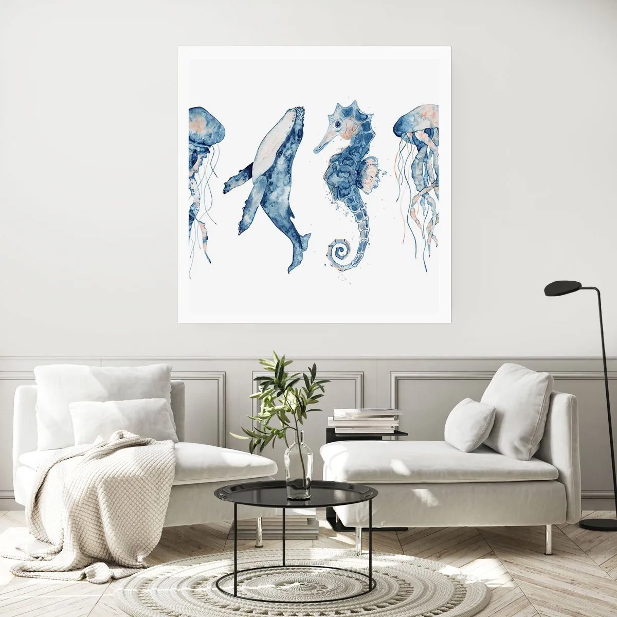 Pôster - Maravilhas do mar - 50x50 cm