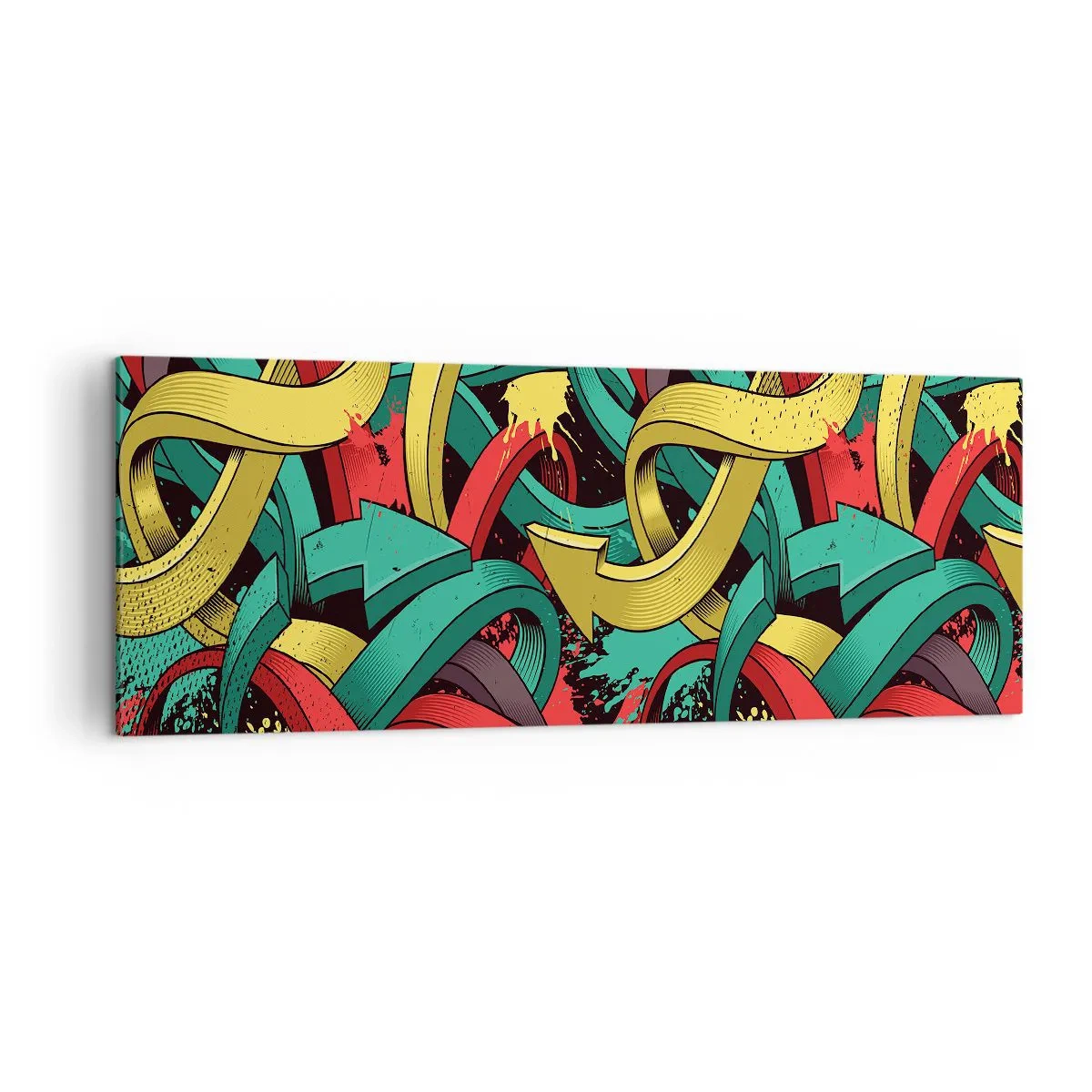 Quadro em tela - Qual o caminho para o destino? - 140x50 cm