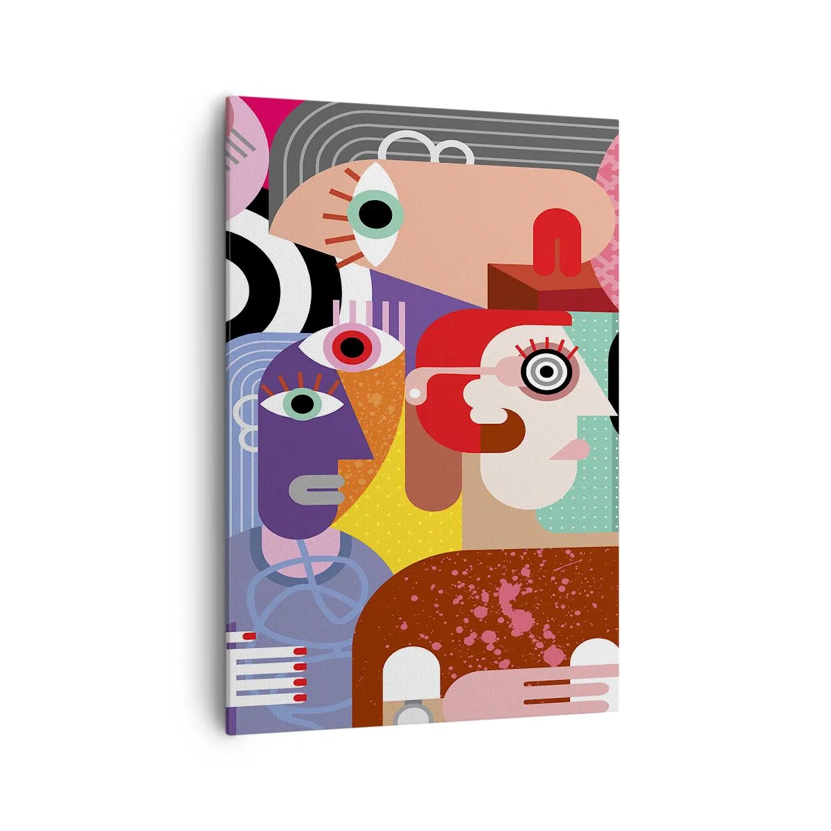 Quadro em tela - Viemos da parte do Sr. Picasso - 70x100 cm