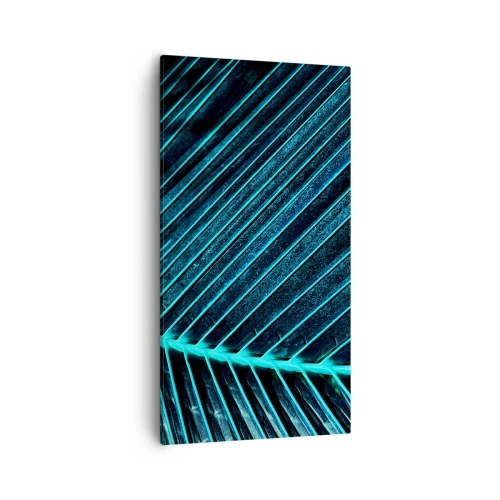 Quadro em tela - Textura verde - 55x100 cm