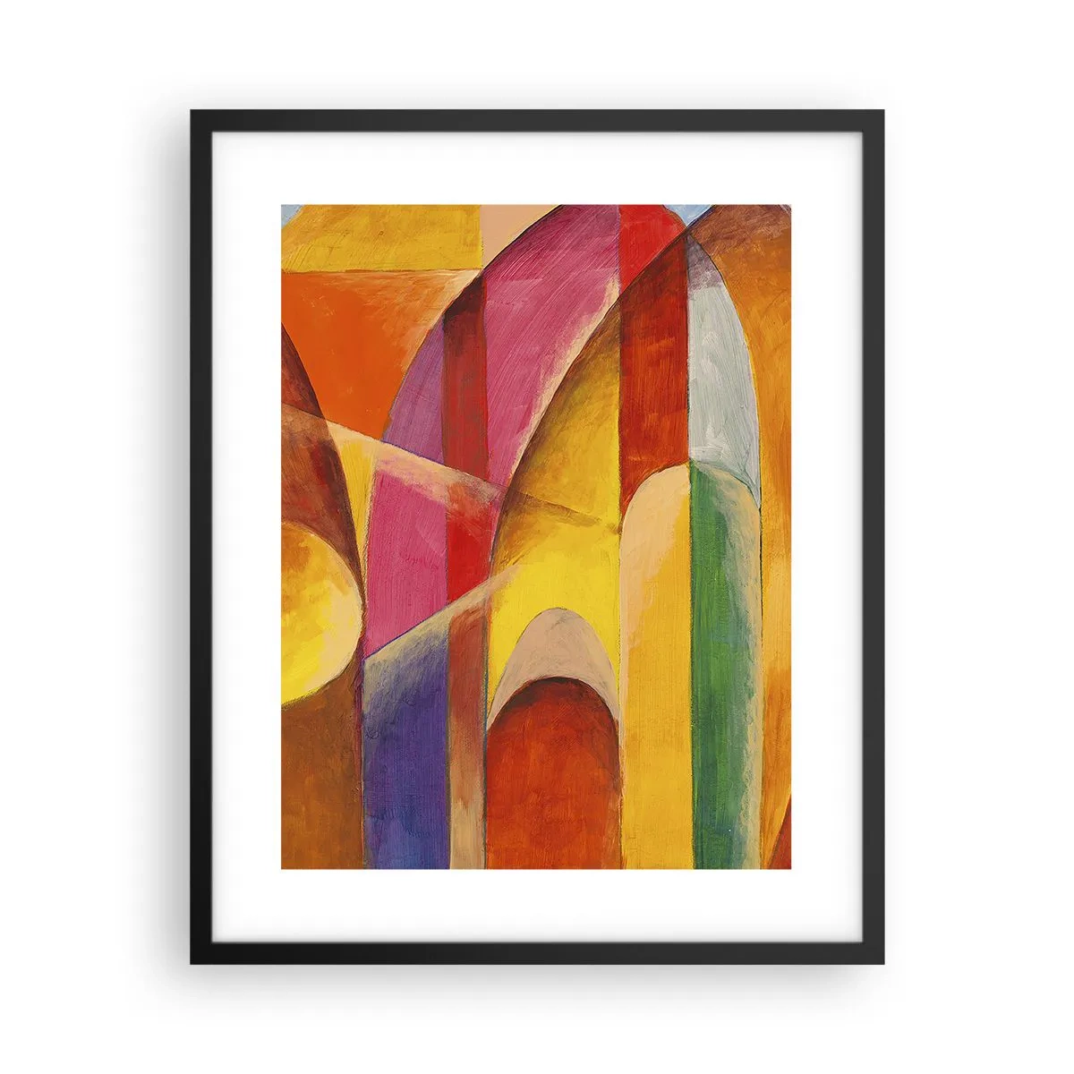 Pôster com moldura preta - Catedral do Sol - 40x50 cm