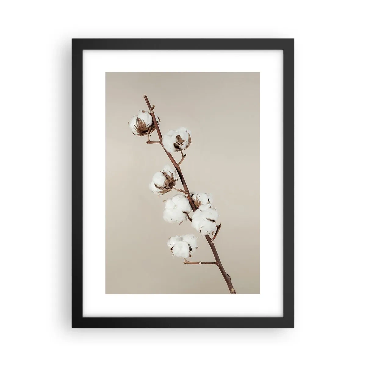 Pôster com moldura preta - Na fonte da suavidade - 30x40 cm