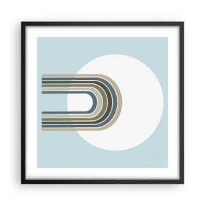 Pôster com moldura preta - Atração irresistível - 50x50 cm