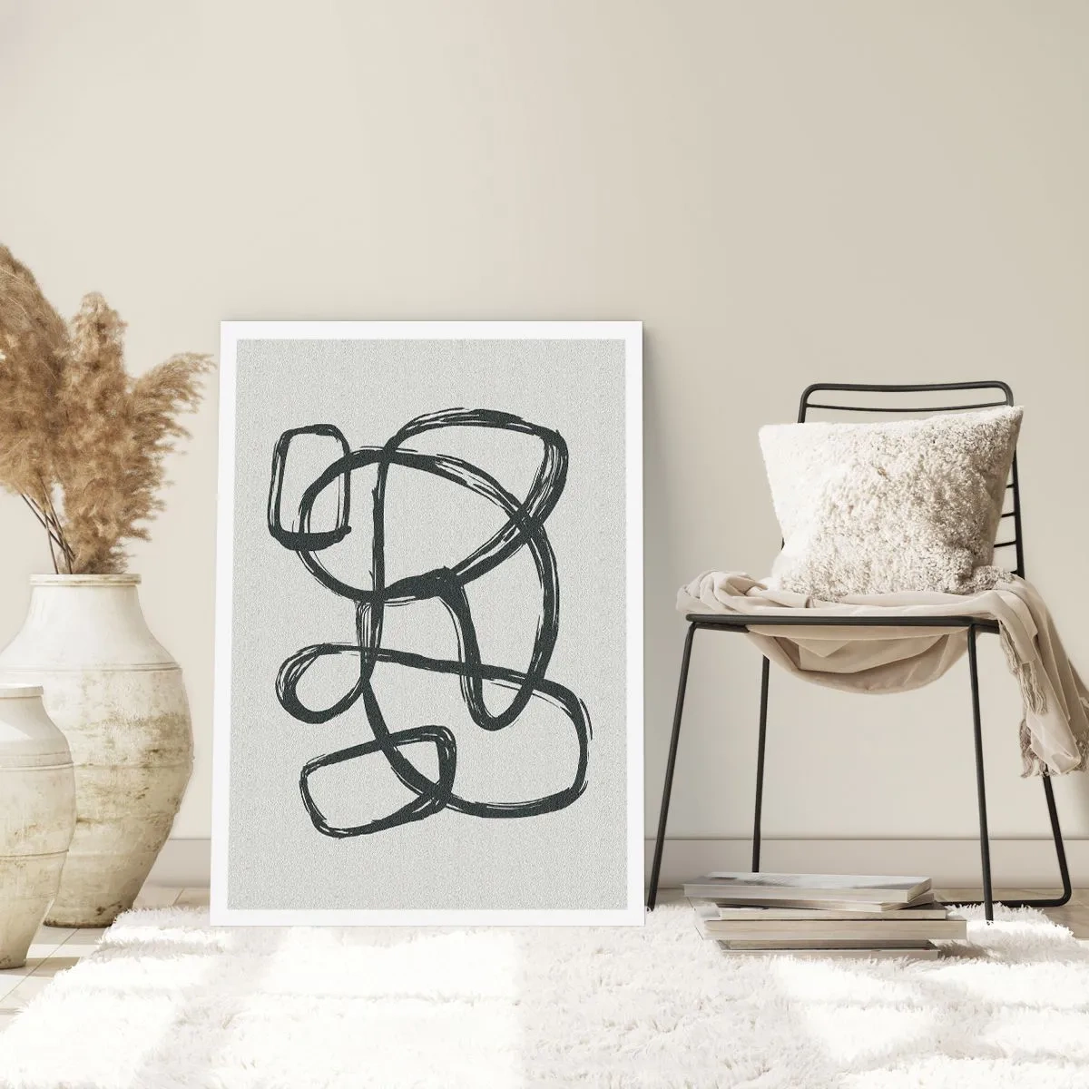 Pôster - Abstração em loop - 40x50 cm