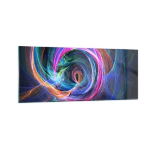 Quadro em vidro - Para onde quer me levar? - 100x40 cm