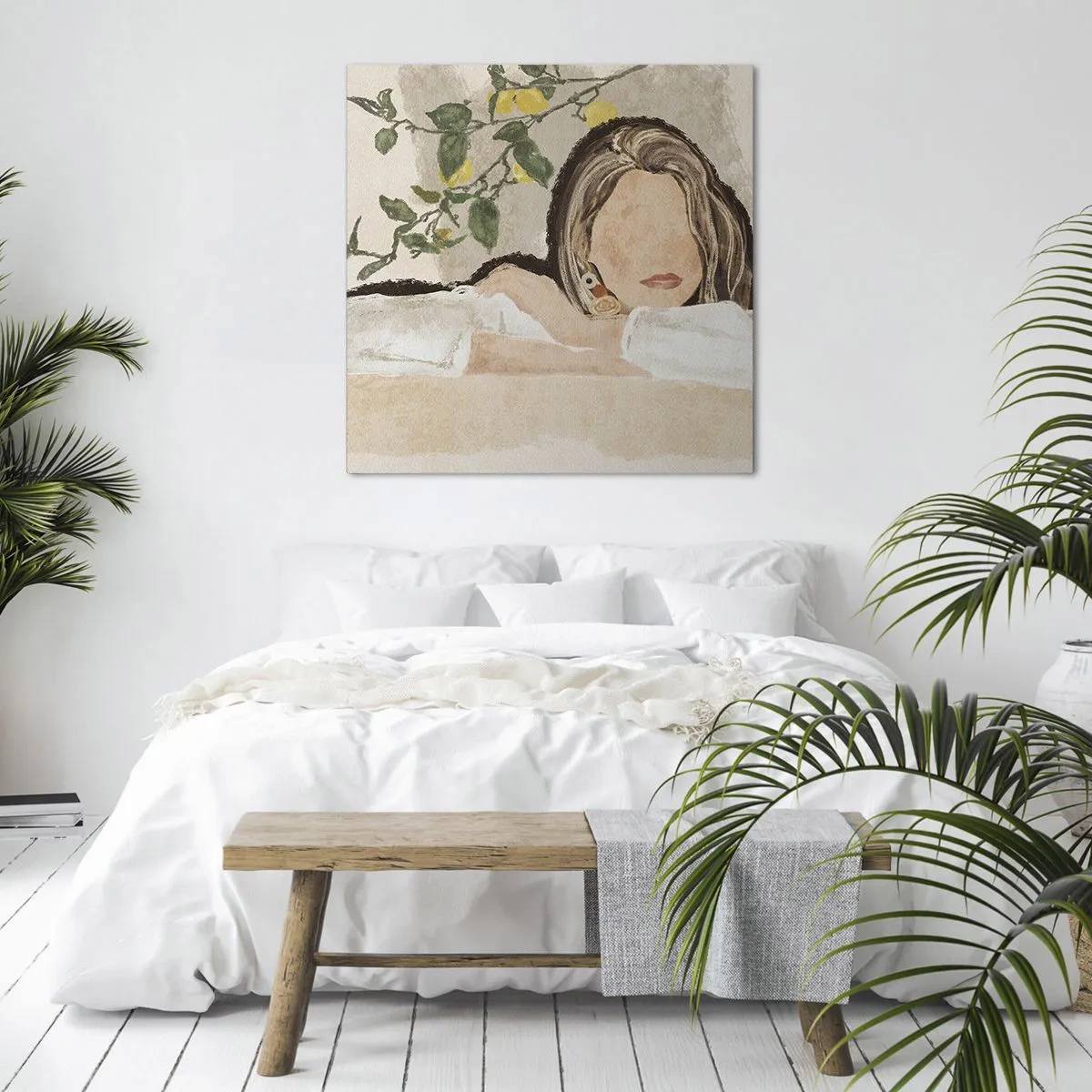 Quadro em tela - Beleza do sul - 40x40 cm