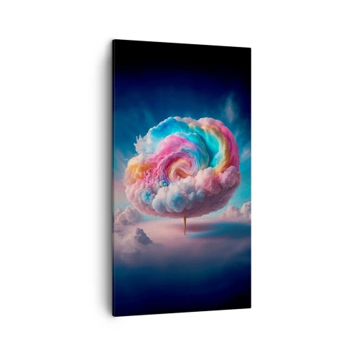 Quadro em tela - O sonho de um parque de diversões - 45x80 cm
