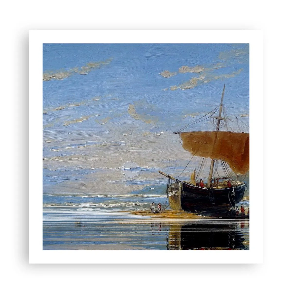 Pôster - Água, terra, ar - 60x60 cm