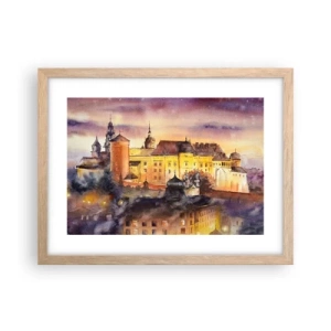 Pôster com moldura de carvalho claro - História e conto de fadas - 40x30 cm