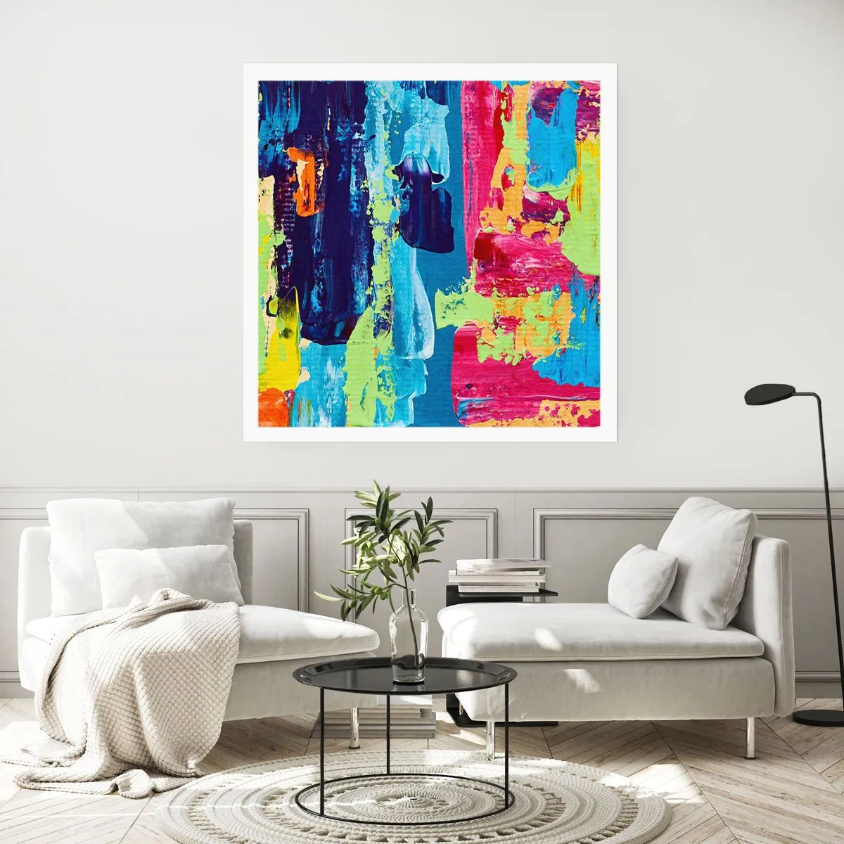 Pôster - A vida é bela! - 60x60 cm