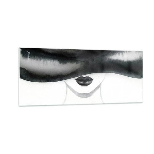 Quadro em vidro - Mistério sensual - 100x40 cm