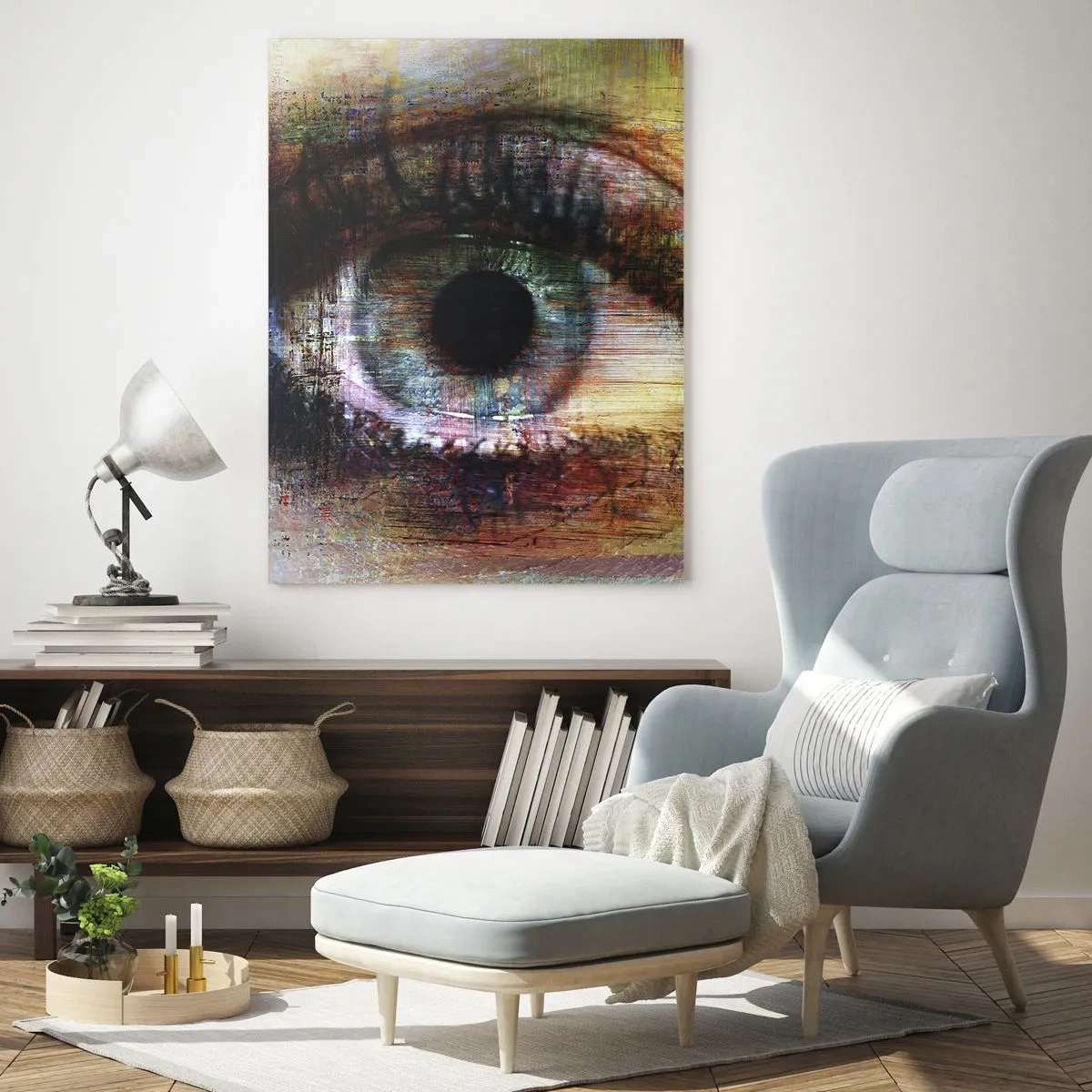Quadro em vidro - Pode olhar para a alma - 80x120 cm