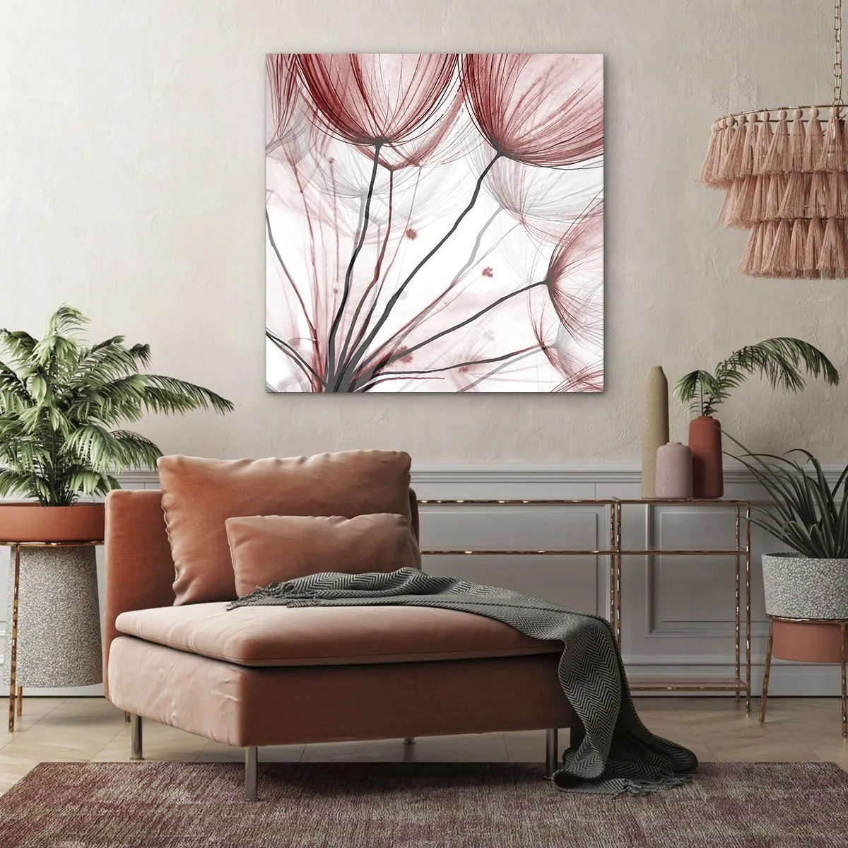 Quadro em tela - Antes da partida - 40x40 cm