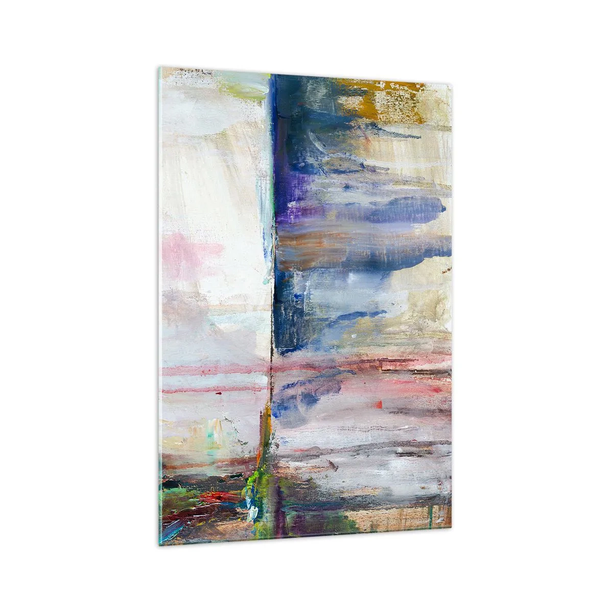 Quadro em vidro - Impressões coloridas e associações - 70x100 cm