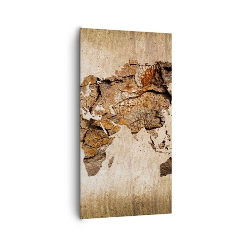 Quadro em tela - Descobrindo o o mundo - 65x120 cm