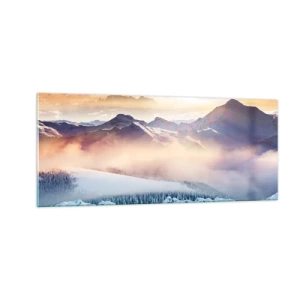 Quadro em vidro - O poder e a pureza da natureza - 100x40 cm