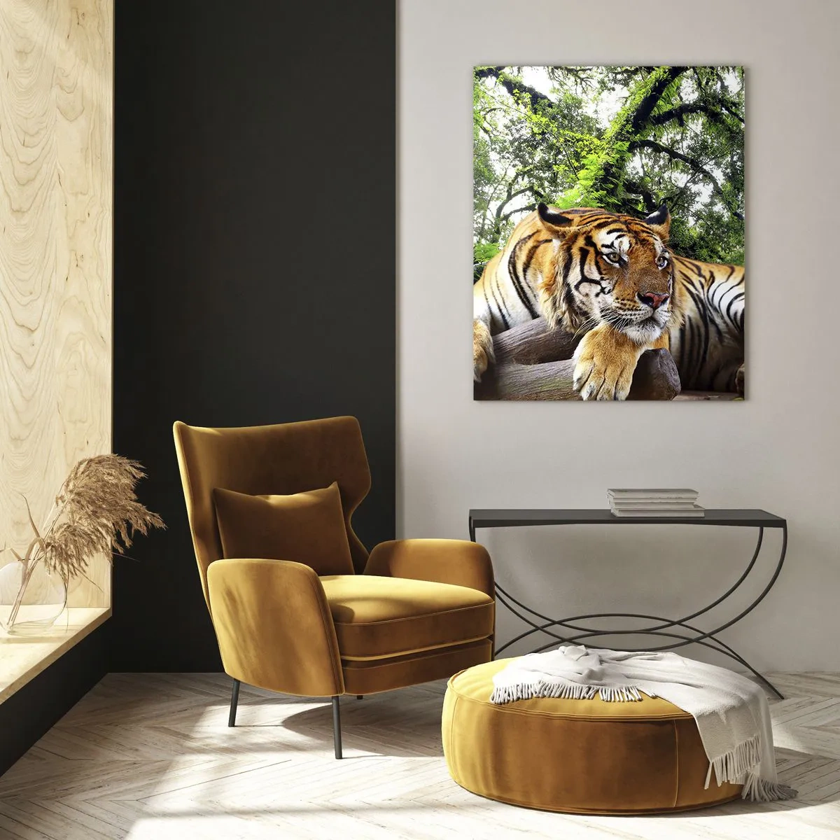 Quadro em vidro - Com os melhores cumprimentos - 50x70 cm