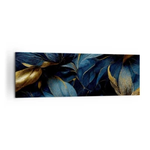 Quadro em tela - Forrado com ouro - 160x50 cm